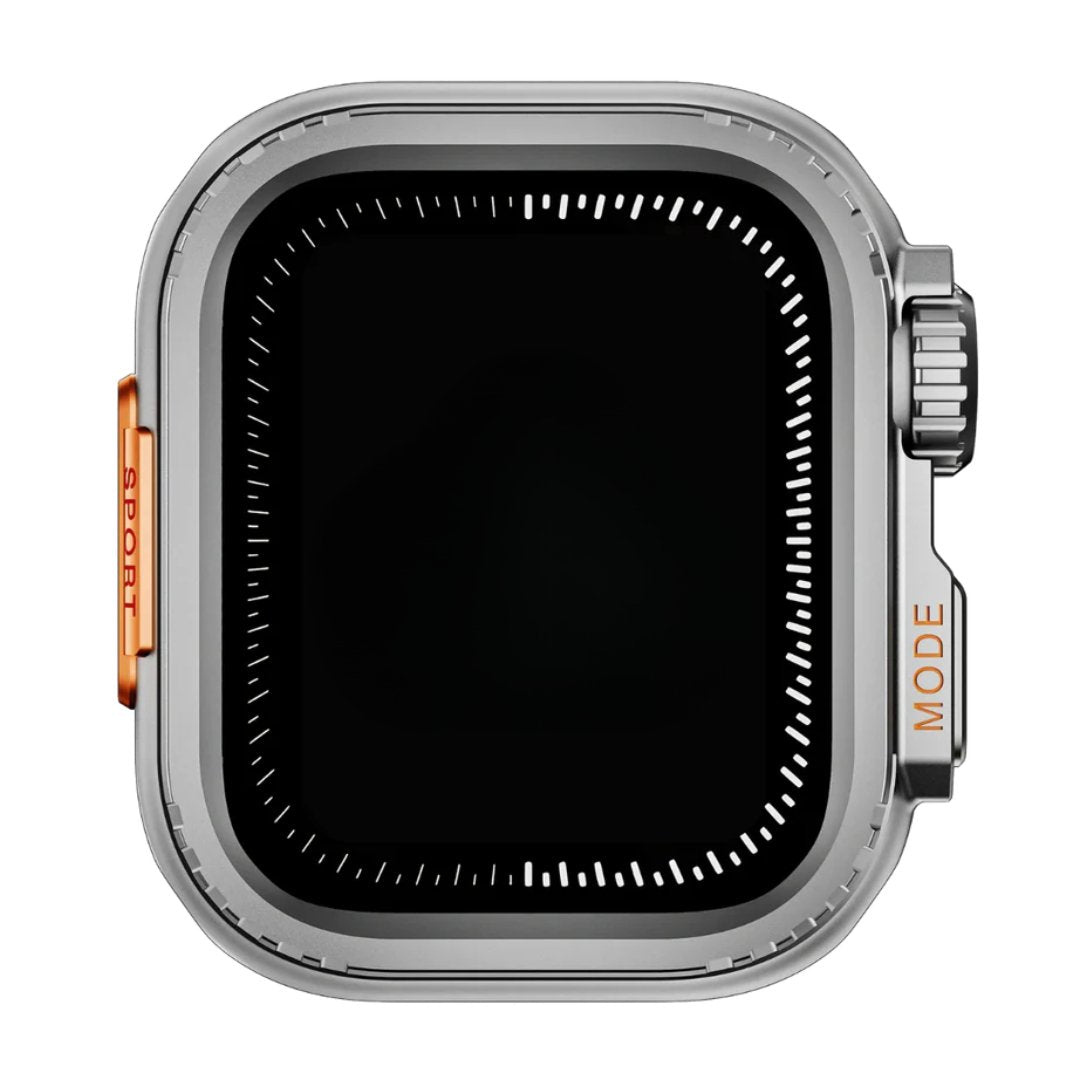 Grey Luxury Change To Ultra Metal Case By Regele Concept Compatible For Apple Watch