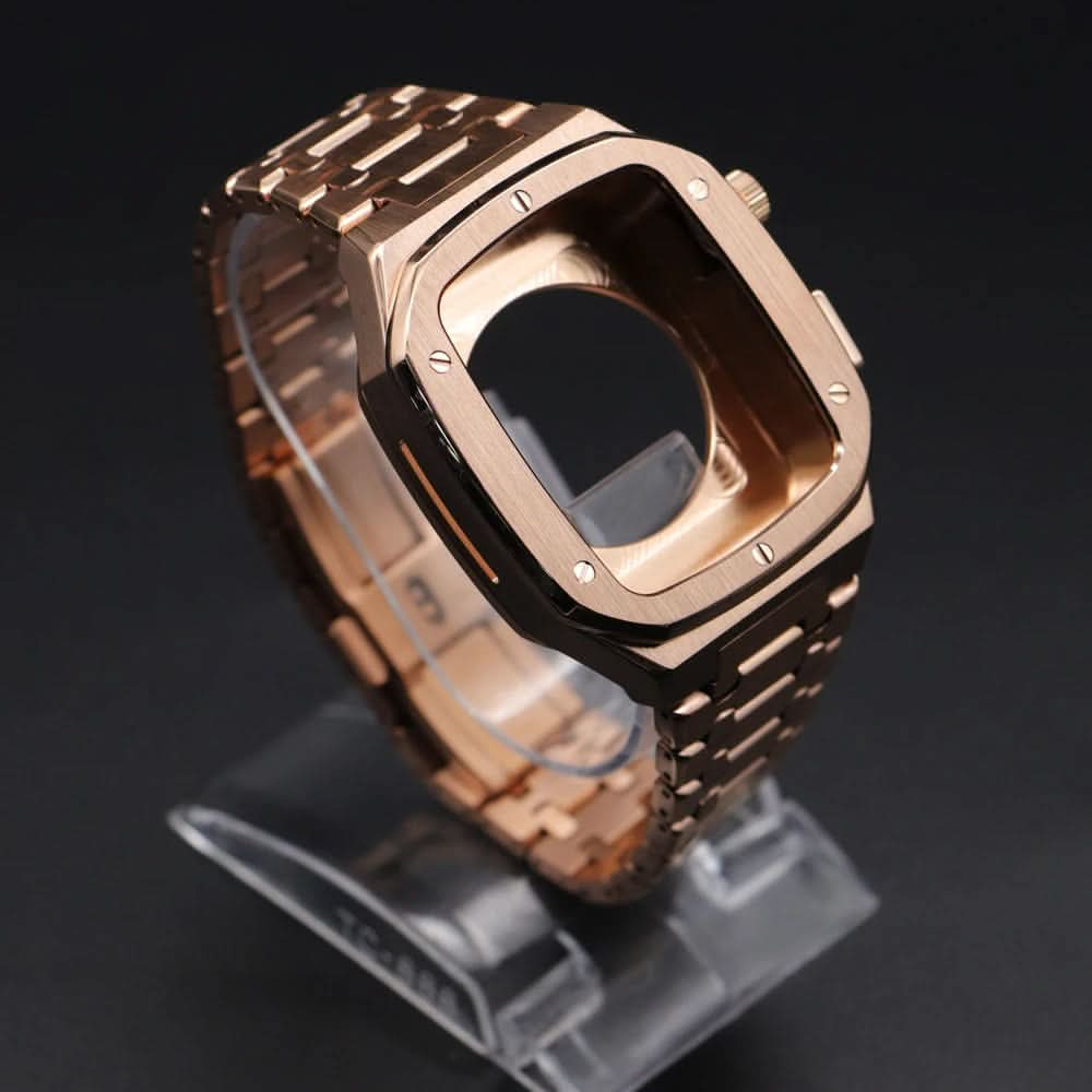 Rose Gold Luxury AP Stainless Steel Case with Straps For Regale Concept