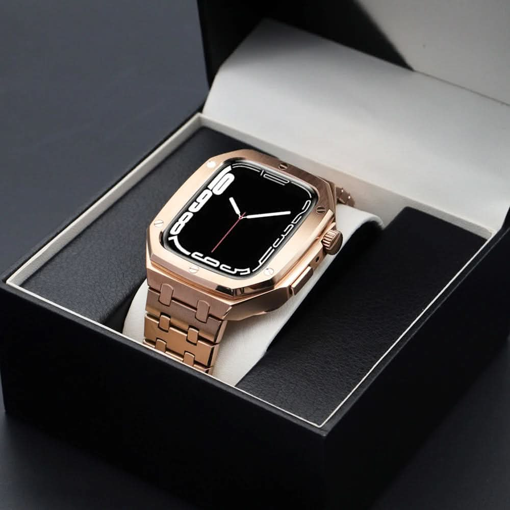 Rose Gold Luxury AP Stainless Steel Case with Straps For Regale Concept