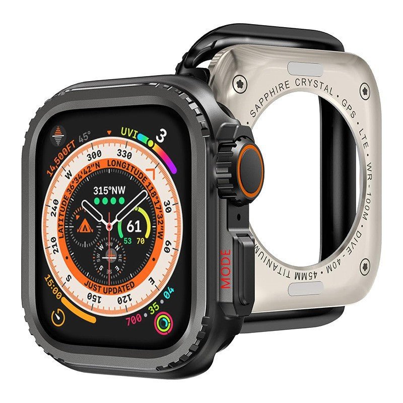 Rugged Black Alloy Case + Black Sports Band