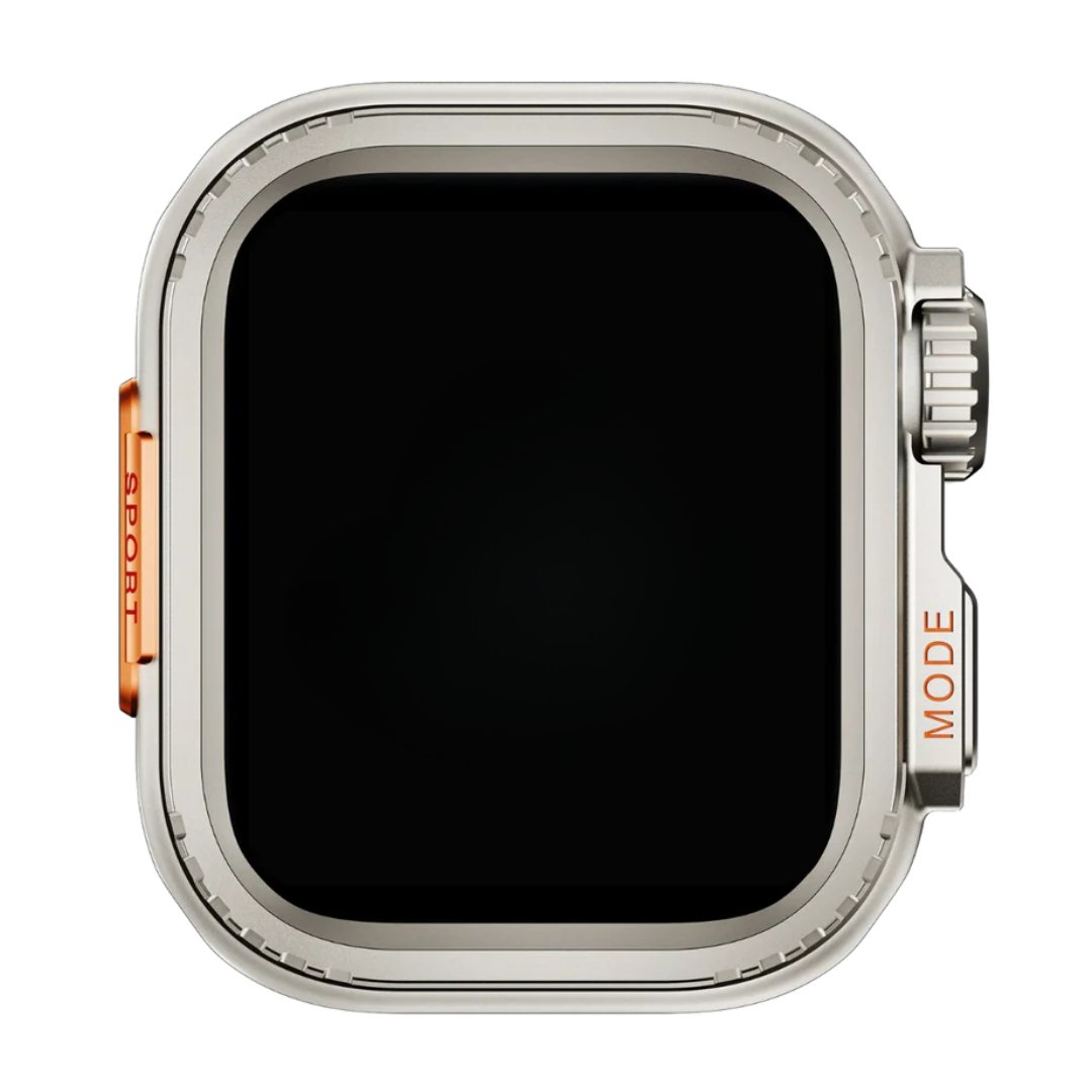 Titanium Luxury Change To Ultra Metal Case By Regele Concept Compatible For Apple Watch